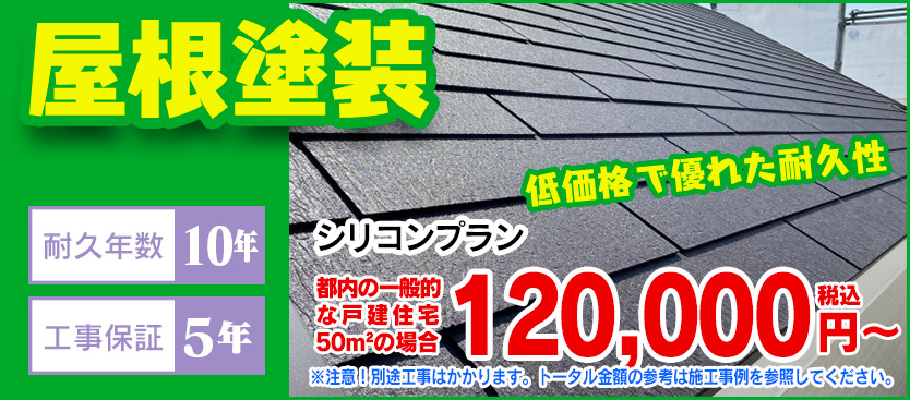 屋根塗装 | 外装信用ワン！